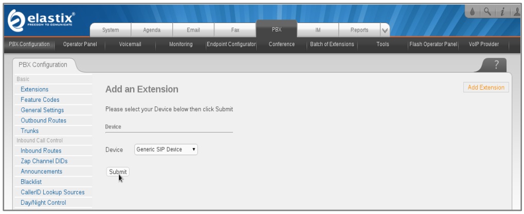 60秒 Fanvil IP Phone 極速連接 Elastix Step1