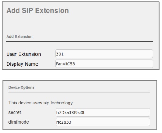 60秒 Fanvil IP Phone 極速連接 Elastix Step2