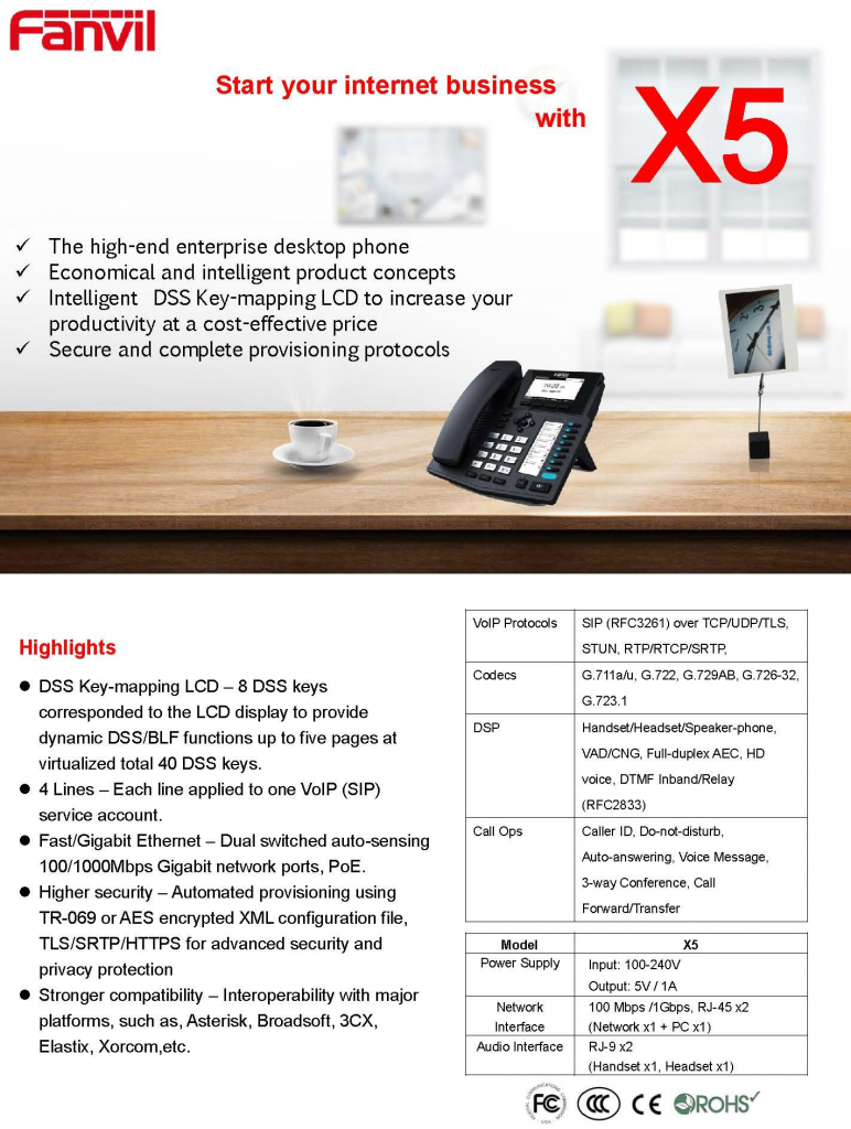 fanvil-x5