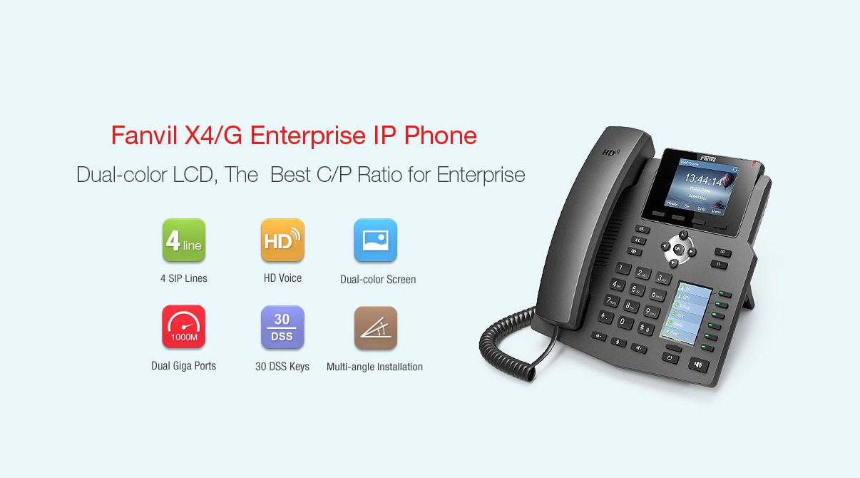Fanvil X4 IP Phone - Hong Kong Distributor - 香港代理