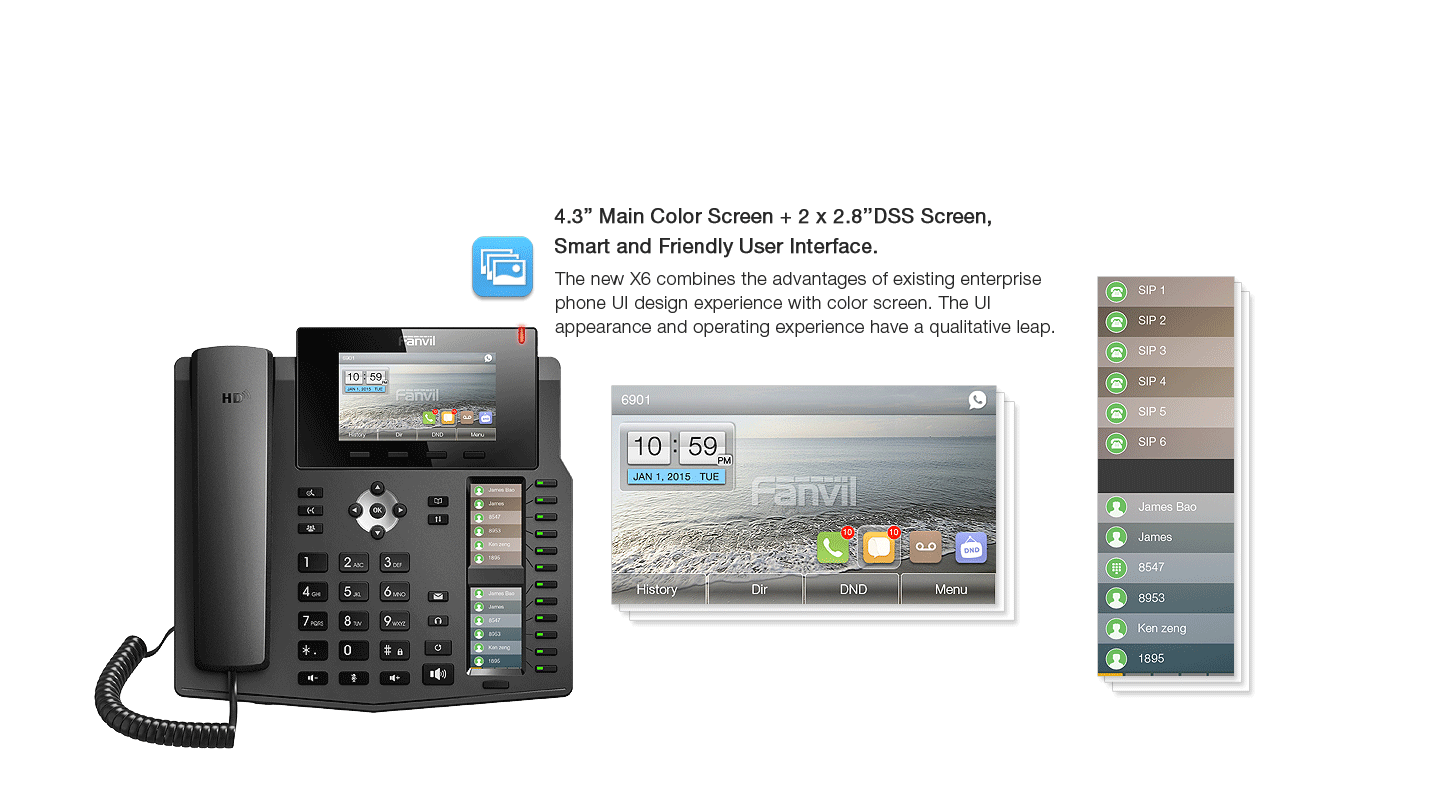 Fanvil X6 IP Phone - Hong Kong Distributor - 香港代理