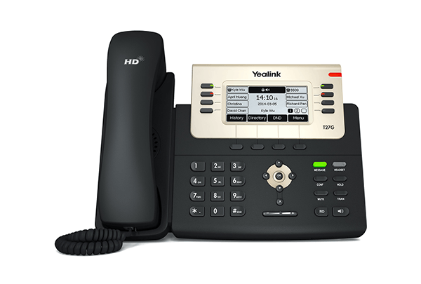 Yealink T27G Gigabit POE IP Phone - - Hong Kong Hotline: 39001988 - Matrix Technology (HK) Ltd