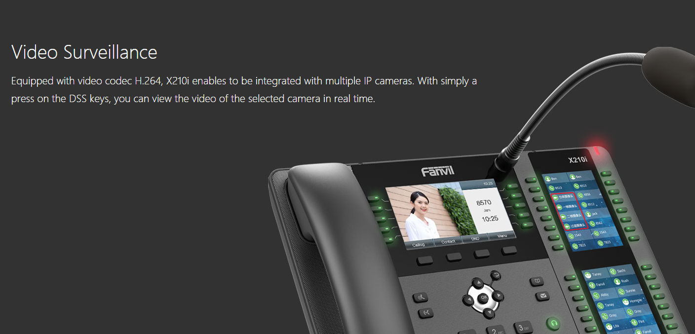 Fanvil X210i PA console IP Phone - Hong Kong Sales Hotline : 39001988 - Matrix Technology (HK) Ltd