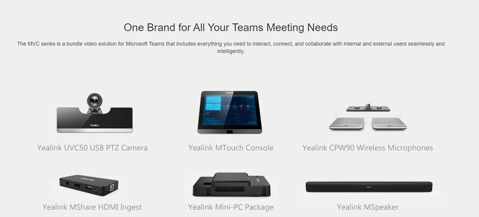 Yealink MVC500 Room System Video solution for Microsoft Teams and Skype for Business - Hong Kong - Sales Hotline 39001988